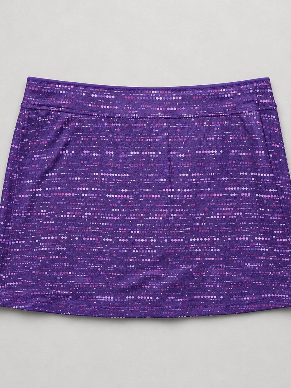 Women's 3X Swimwear Purple Skort with Black Shorts
